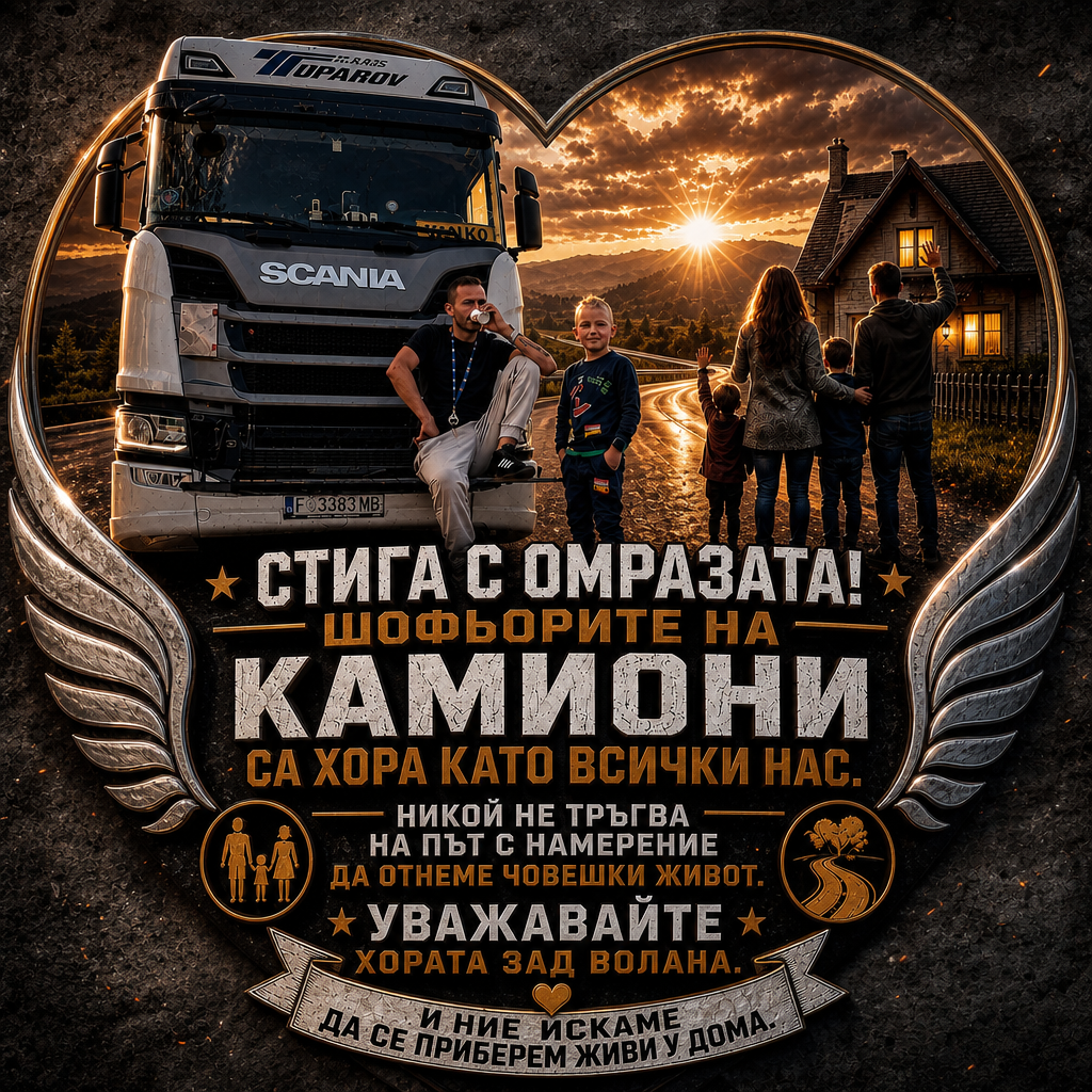Искам да е направиш като 3d искам камиона и двете лица който — AI изображение с GPT Image 2 — от daf105euro