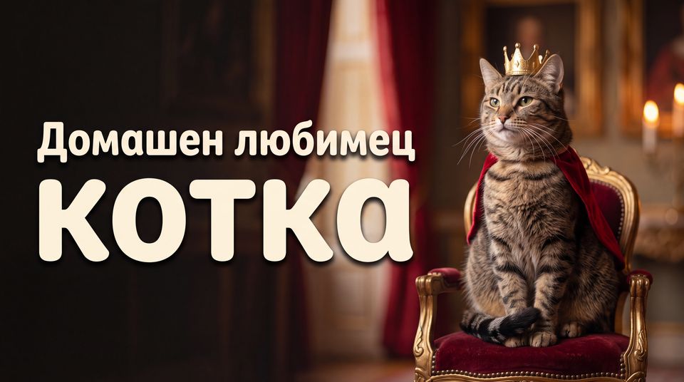 Домашен любимец — котка