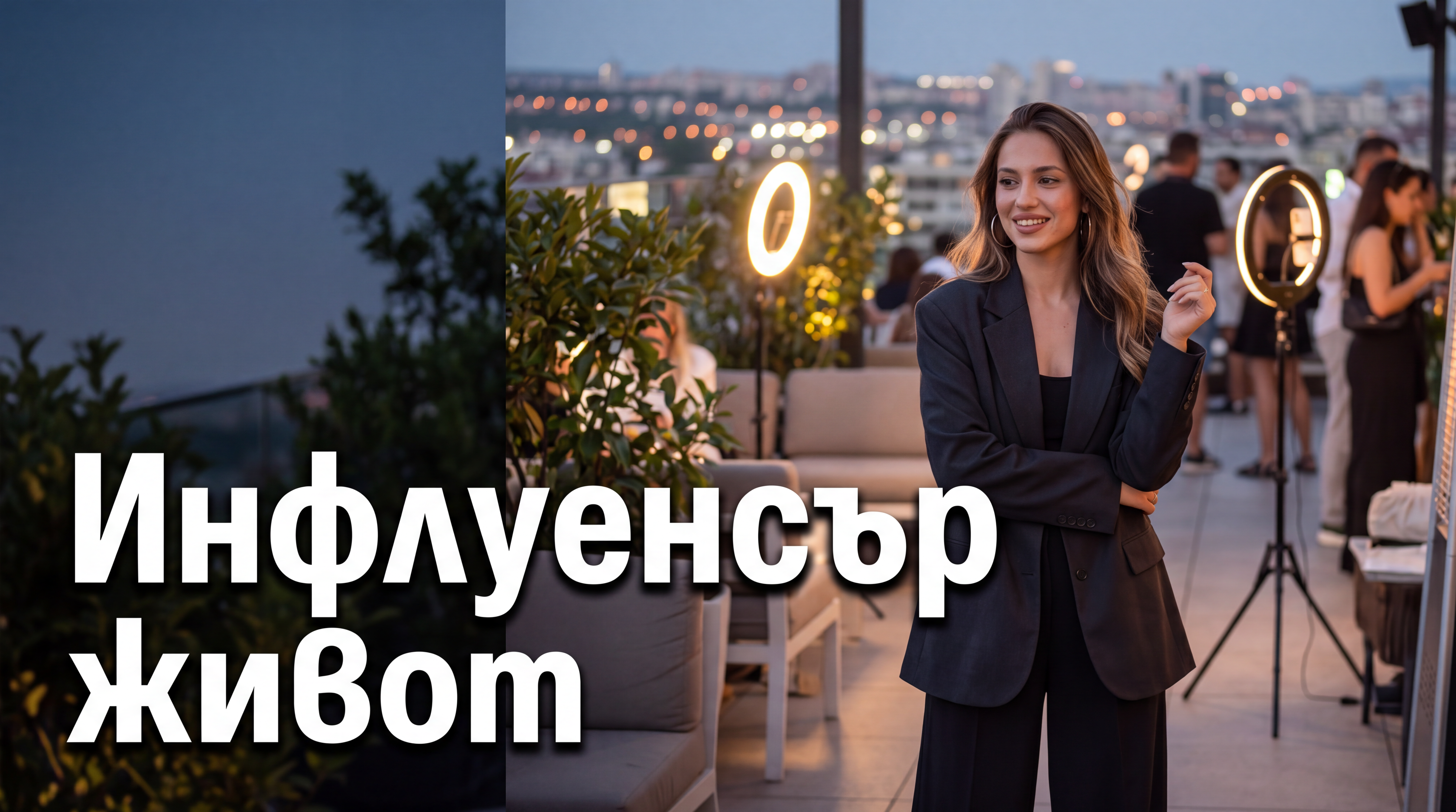 Живот на инфлуенсър жена