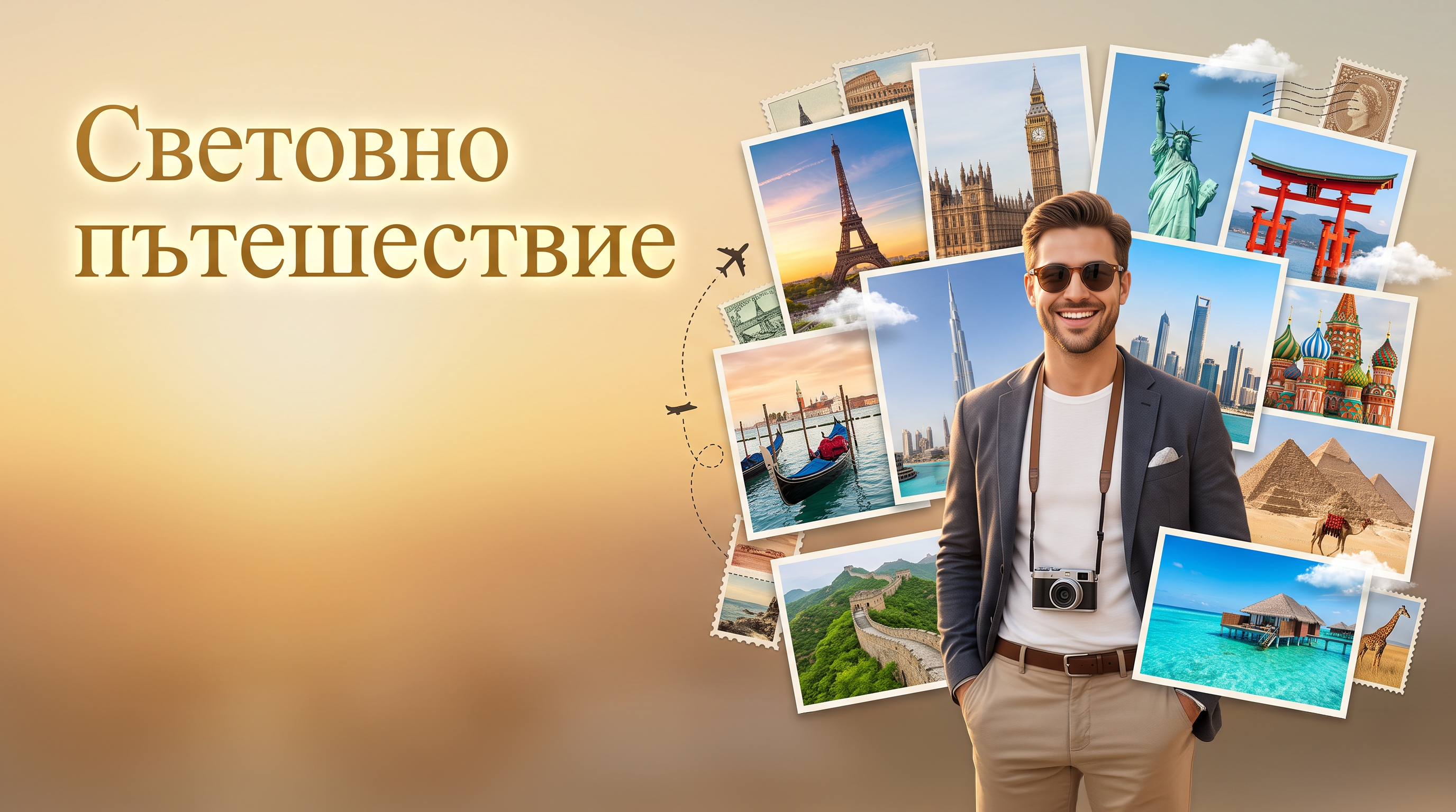 Световно пътешествие — мъж