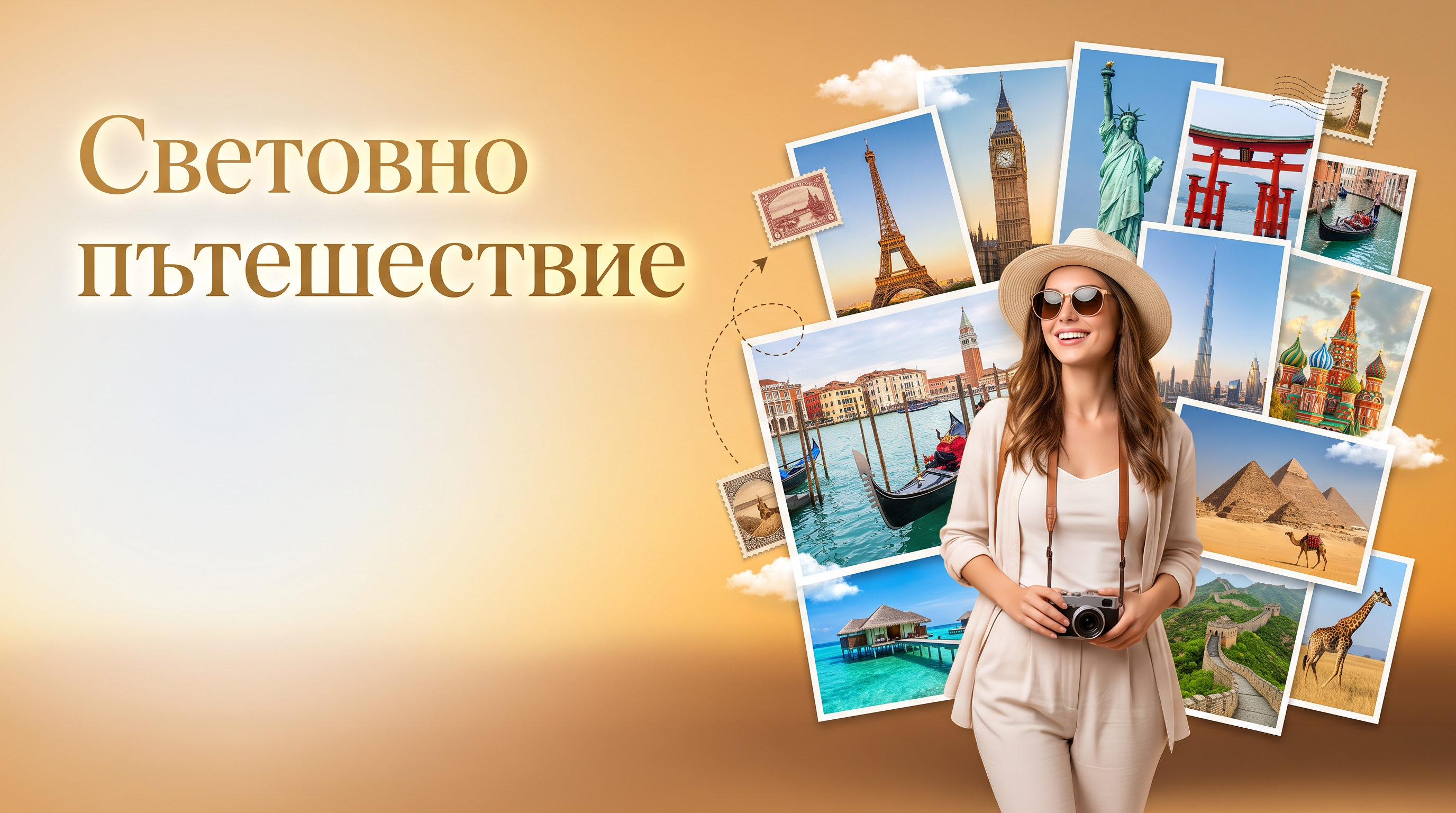 Световно пътешествие — жена