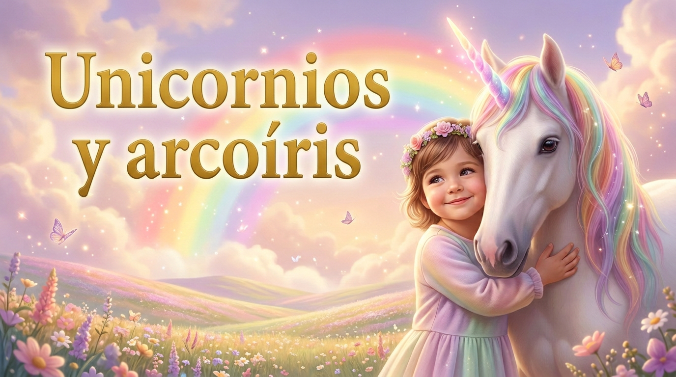 Unicornios y arcoíris